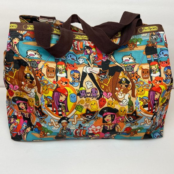 ProSport Tokidoki like Print Tote bag Large - Picture 1 of 16
